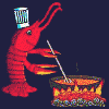 Lobster with drum kit
