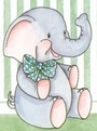 Elephant with Bow