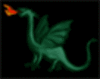dark green dragon