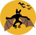 yellow moon bat