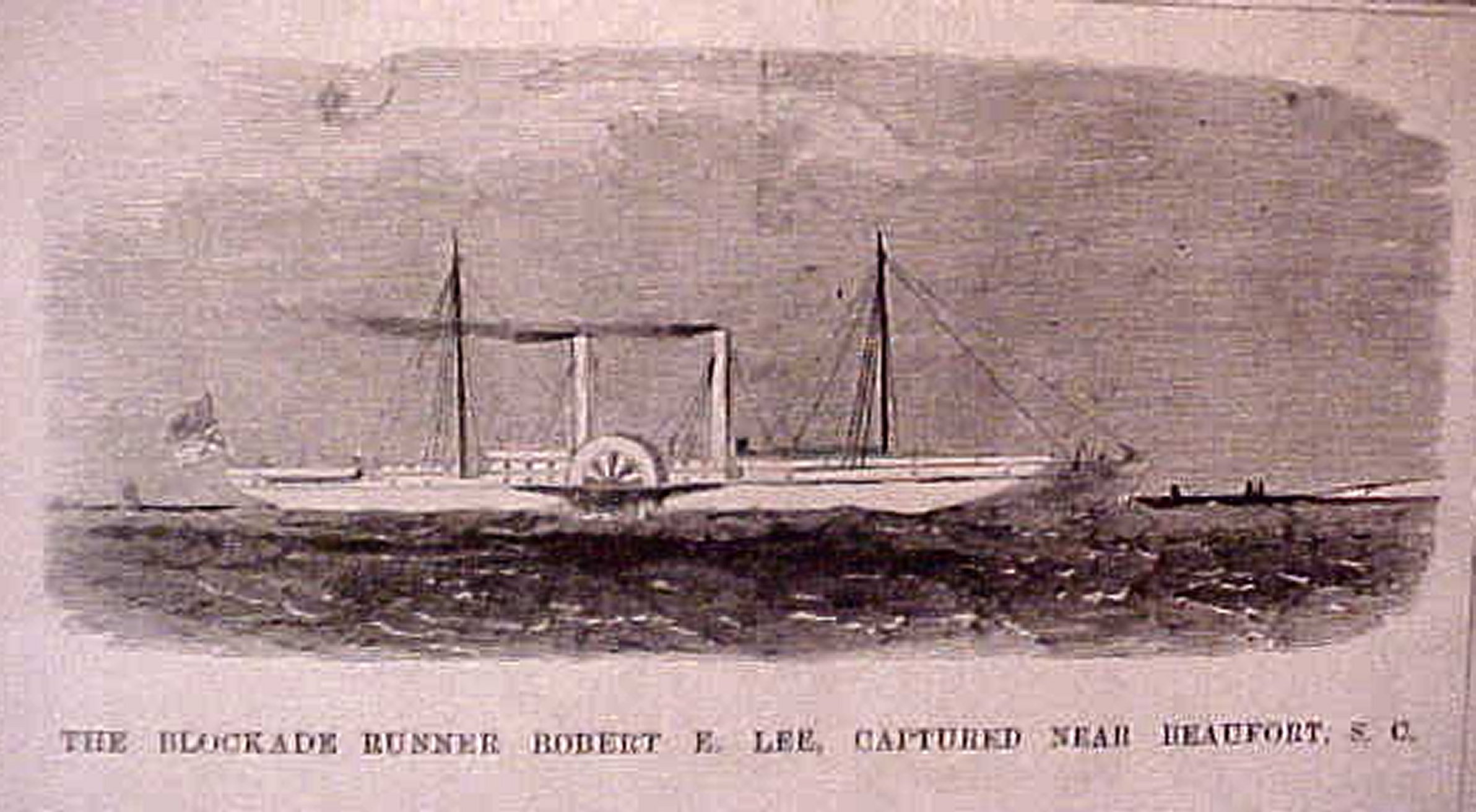 Yankee Paddle Steamer Robert E Lee