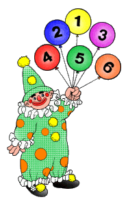 How many balloons has the clown got