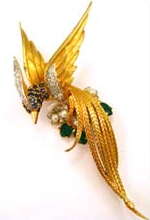 A Bird of Paradise from the Jennifer Lynns Timeless Jewelry Collection 